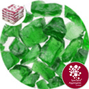 Enviro-Glass Large Gravel - Emerald Green Crystal